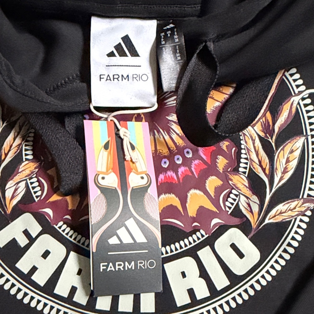 NWT Adidas x Farm Rio hooded Sweatshirt - Picture 7 of 11